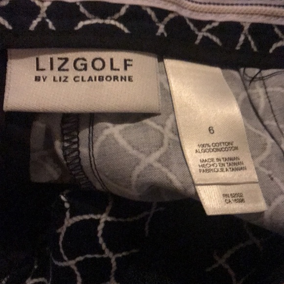 Women’s Liz Claiborne Liz golf shorts size 6 new - Picture 2 of 2